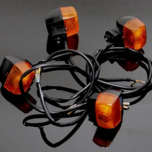 Turn Signal Set, Black, RC30 Style