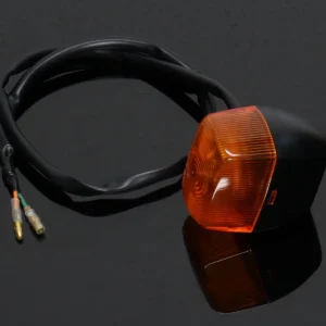 Turn Signal Set, Front, Black, RC30 Style