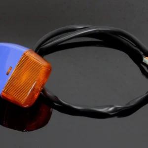 Turn Signal Set, Front, Blue, RC30 Style