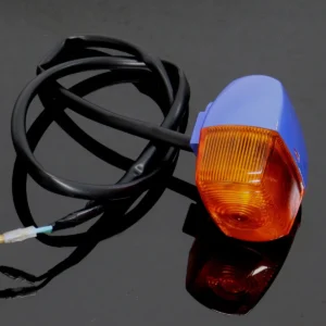 Turn Signal Set, Front, Blue, RC30 Style