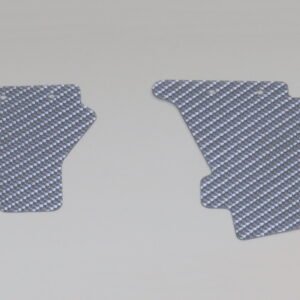 Radiator Shroud, Pair, Silver, Carbon, NSR250