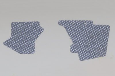 Radiator Shroud, Pair, Silver, Carbon, NSR250