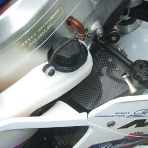 Radiator Shroud, Pair, Silver, Carbon, NSR250