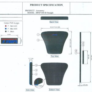 Seat Pad, GP Race Tail (Flat), Assy.