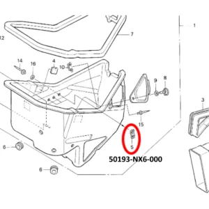 Stay, Wire Harness Connector, RS250R NXA