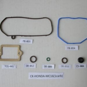 Carb Service Kit, 7 pieces, Honda NSR250 MC16, MC18, MC21 (1 carburettor)