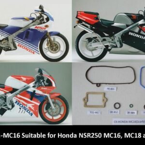 Carb Service Kit, 7 pieces, Honda NSR250 MC16, MC18, MC21 (1 carburettor)