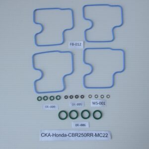 Carb Service Kit A, 20 pieces, Honda CBR250RR MC22