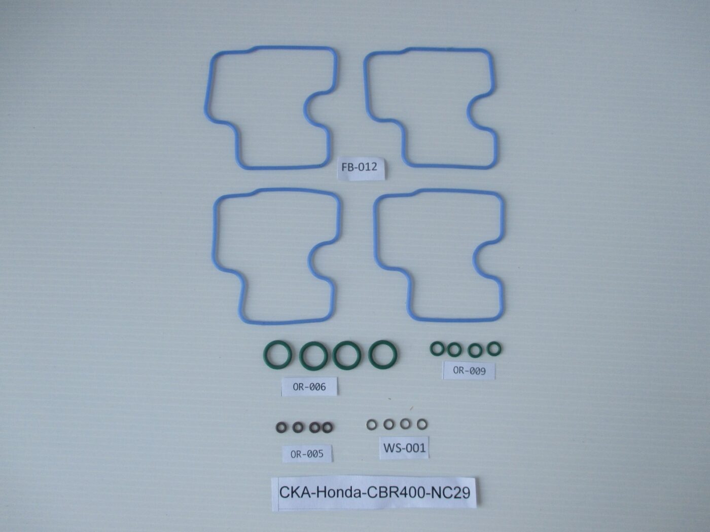 Carb Service Kit A, 20 pieces, Honda CBR400RR NC29