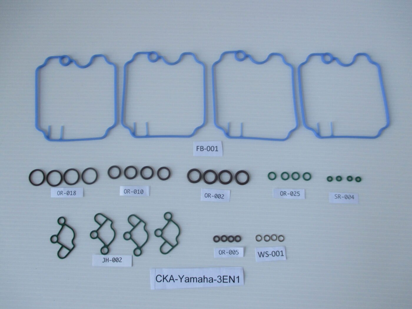 Carb Service Kit A, 36 pieces, Yamaha FZR400R 3EN1
