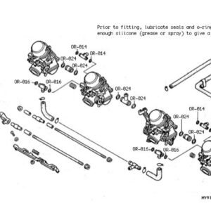 Carb Service Kit B, 21 pieces, Honda CB400 Super Four NC31
