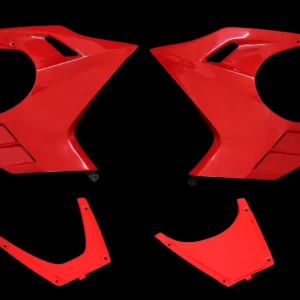 Lower Cowling Set, (GRP) Red, MSX125SF, Grom, 2nd gen 16-21 (Clearout)
