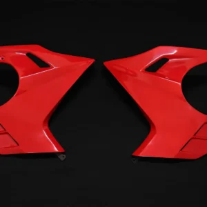 Lower Cowling Set, (GRP) Red, MSX125SF, Grom, 2nd gen 16-21 (Clearout)