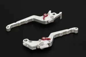 Lever Set, CNC, Silver, (MSX125 Grom, CBR250R 2011-2024) (Clearout)