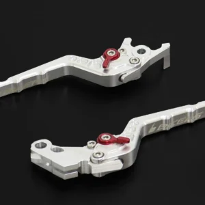 Lever Set, CNC, Silver, (MSX125 Grom, CBR250R 2011-2024) (Clearout)