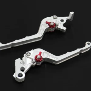 Lever Set, CNC, Silver, (MSX125 Grom, CBR250R 2011-2024) (Clearout)