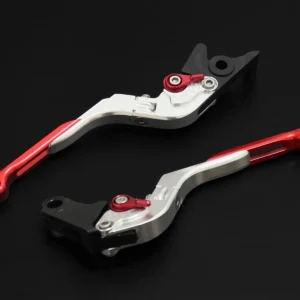 Lever Set, TYGA, Adjustable, Red, (MSX125 Grom, Monkey125, CBR250RR) (Clearout)