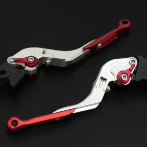 Lever Set, TYGA, Adjustable, Red, (MSX125 Grom, Monkey125, CBR250RR) (Clearout)