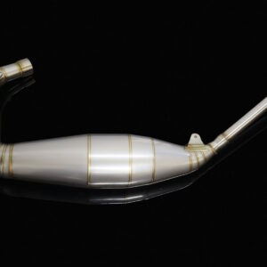 Exhaust Chamber, Stainless Steel, Aprilia RS-125