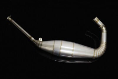 Exhaust Chamber, Stainless Steel, Aprilia RS-125