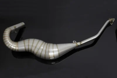 Exhaust Chamber, Left, Side By Side Type, Stainless Steel, RGV250 VJ23