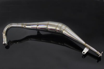Exhaust Chamber, Left, Crossover Type, Mirror, Yamaha RD350LC