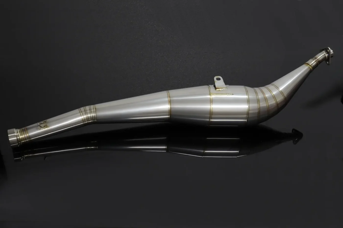 Exhaust Chamber, Left, Yamaha TZR250 (3MA)