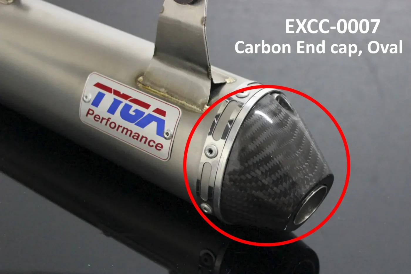Carbon End Cap, Oval