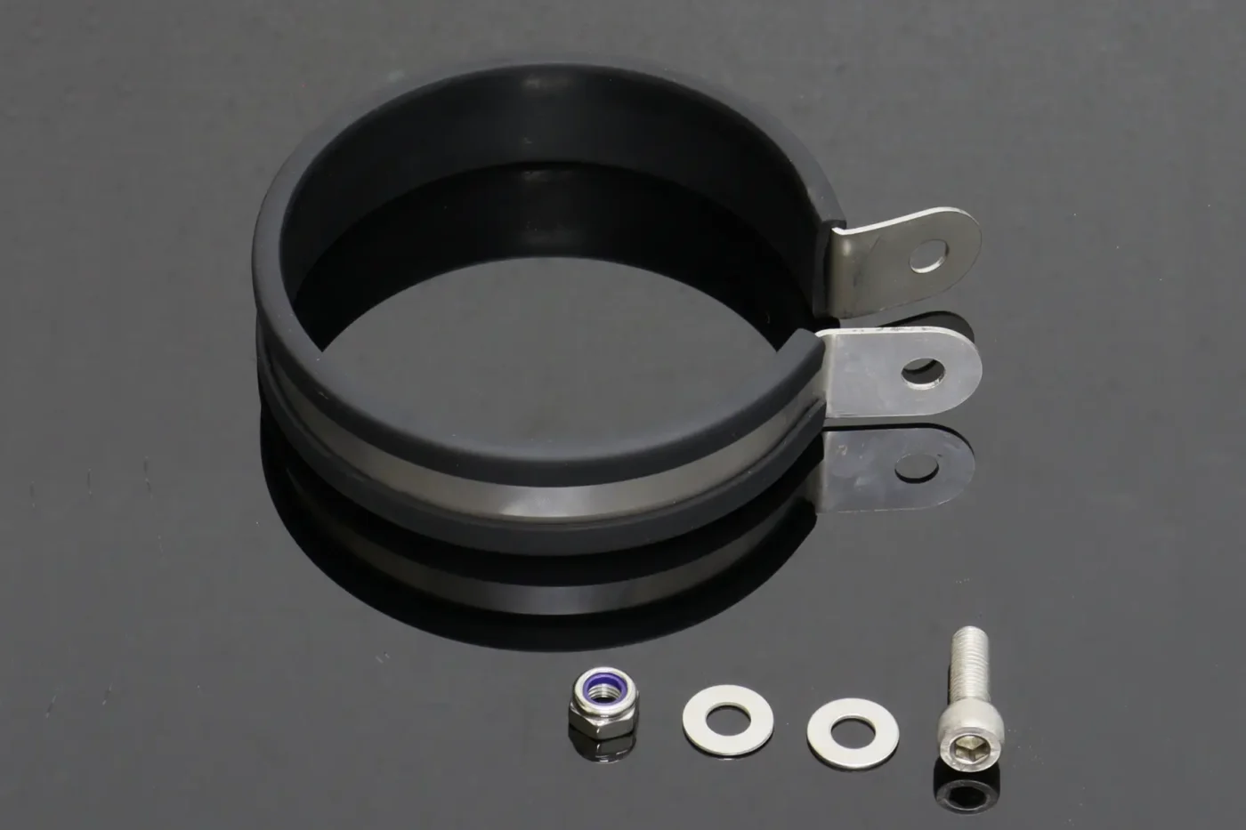 Clamp, Silencer, Single, 4 inch, Offset, Assy