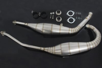 Set, Exhaust Chamber, GP Type, Stainless Steel, NSR250 MC28