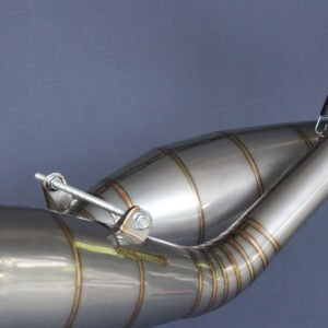 Set, Exhaust Chamber, GP Type, Stainless Steel, NSR250 MC28
