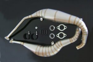 Set, Exhaust Chamber, Side By Side Type, Stainless Steel, Aprilia RS-250