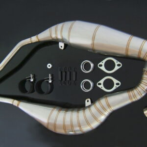 Set, Exhaust Chamber, Side By Side Type, Stainless Steel, Aprilia RS-250