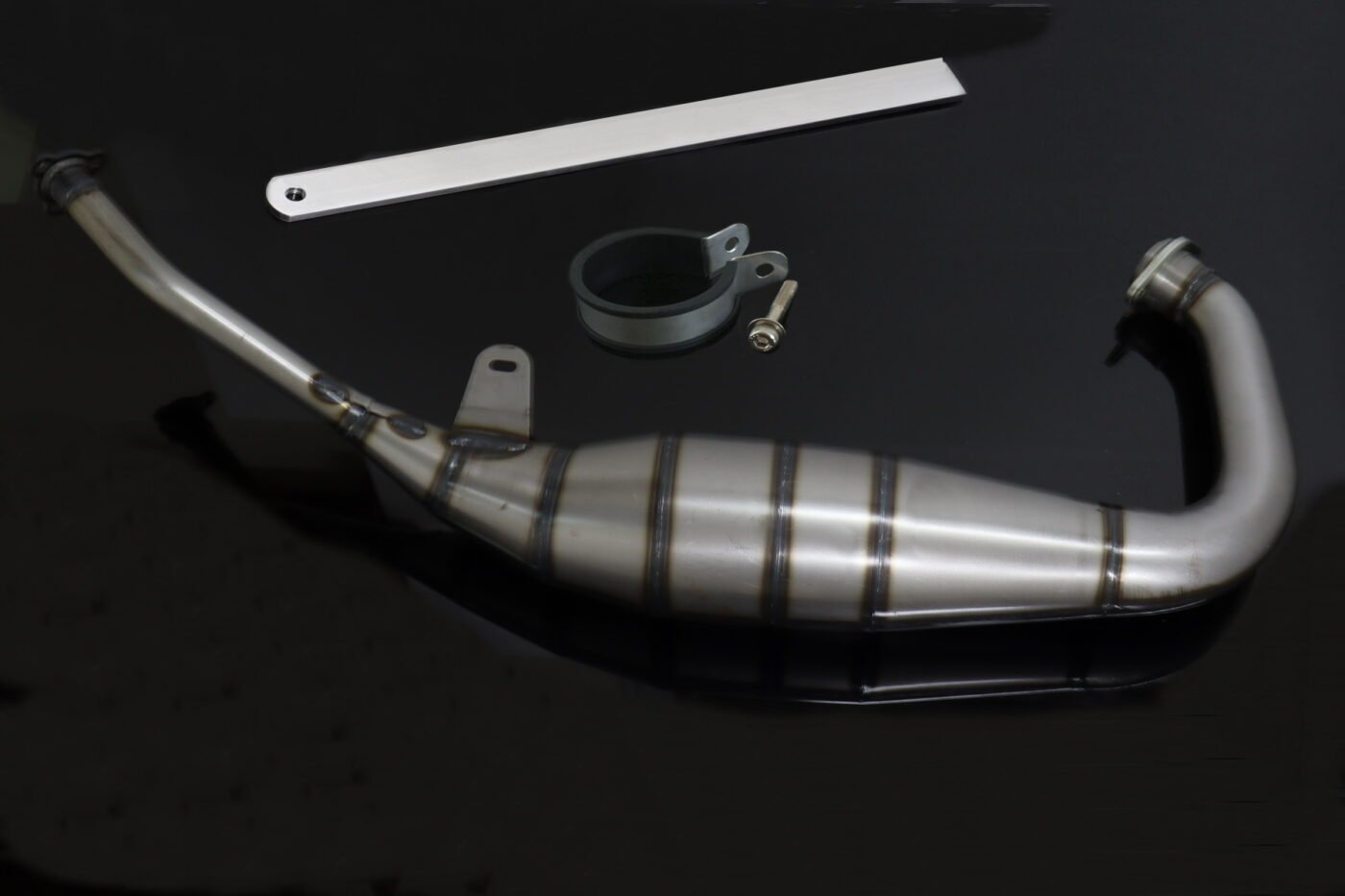 Set, Exhaust Chamber, Clearcoated Mild Steel, NSR150RR
