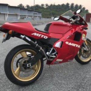 Set, Exhaust Chamber, Stainless Steel, Cagiva Mito 125