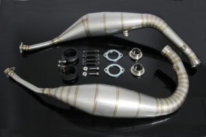 Set, Exhaust Chamber, NSR500V Style, Stainless Steel, NSR250 MC28