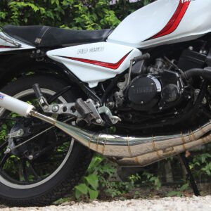 Set, Exhaust Chamber, Crossover Type, Stainless Steel, Yamaha RD350LC (4L0)