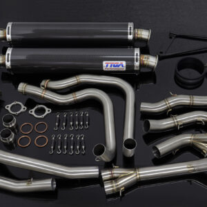 Set, Pipe, Twin Stack System, NC30/35 (Street) Carbon Silencers