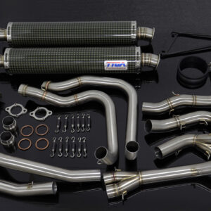 Set, Pipe, Twin Stack System, NC30/35 (Street) Carbon Silencers