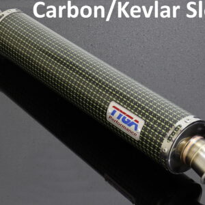 Set, Pipe, Twin Stack System, NC30/35 (Street) Carbon Silencers