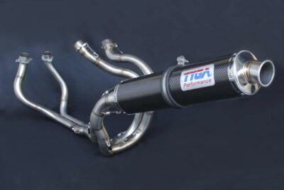 Set, Pipe, Full Race System, NC30/35, Round, Carbon Silencer