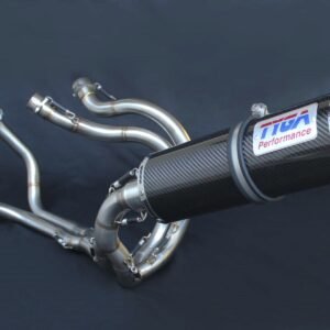 Set, Pipe, Full Race System, NC30/35, Oval, Carbon/Carbon End Cap Silencer