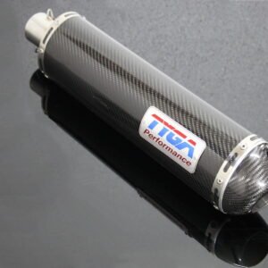 Set, Pipe, Full Race System, NC30/35, Oval, Carbon/Carbon End Cap Silencer