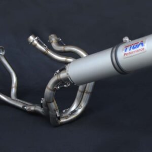 Set, Pipe, Full Race System, NC30/35, Round Aluminium Silencer
