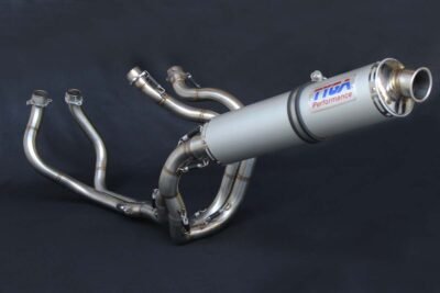 Set, Pipe, Full Race System, NC30/35, Round Aluminium Silencer