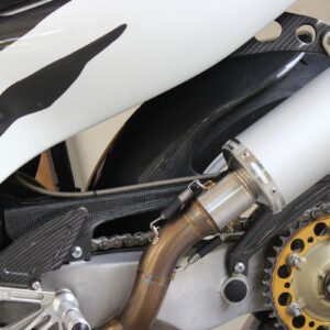 Set, Pipe, Full Race System, NC30/35, Round Aluminium Silencer