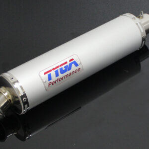 Set, Pipe, Full Race System, CBR300R/CBR300F, Round Aluminium Silencer, Stainless End Cap