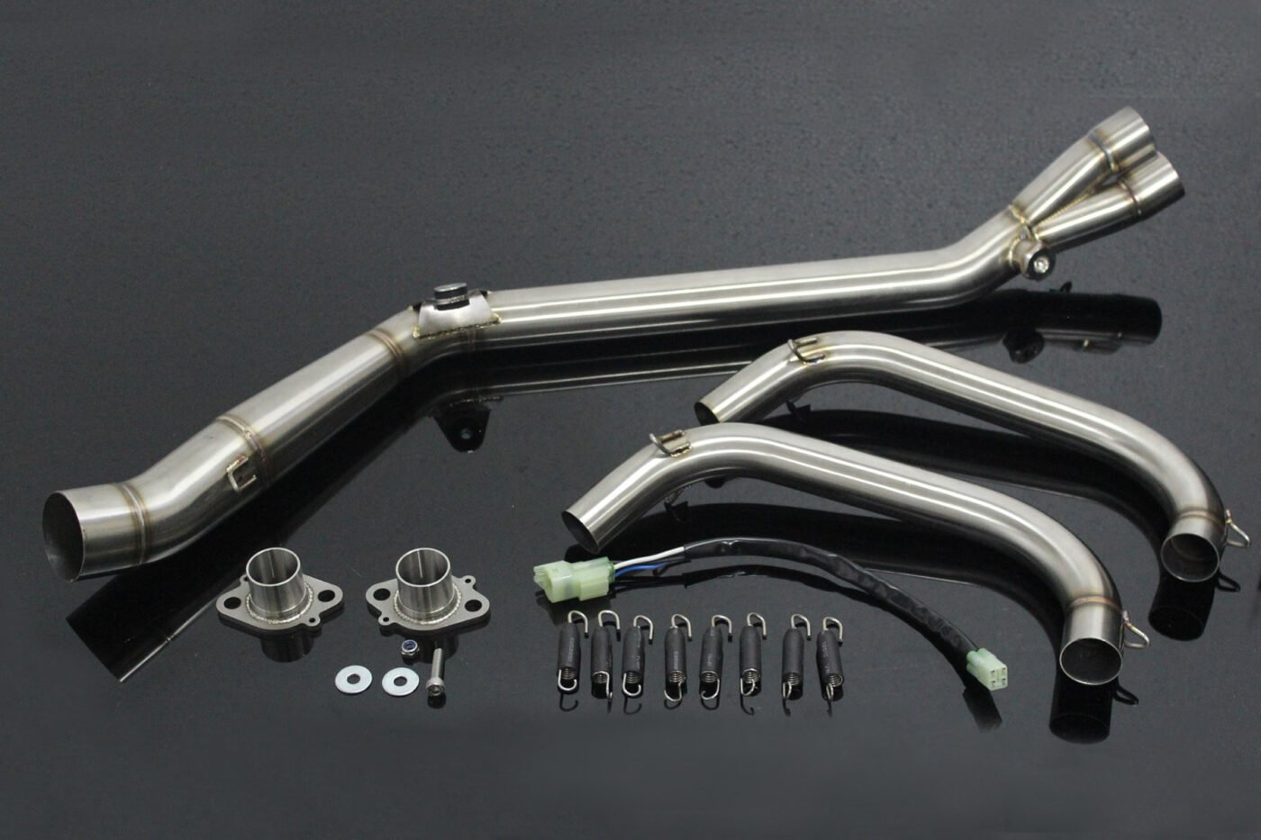 Set, Pipe, Full Race System, Ninja 250R, No Silencer