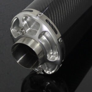 Set, Pipe, Full Race System, Ninja 250R, Oval, Carbon Silencer