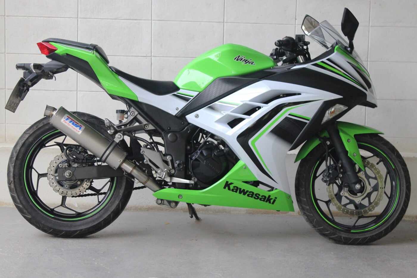 Set, Pipe, Full Race System, Ninja 250R, Round Stainless Silencer